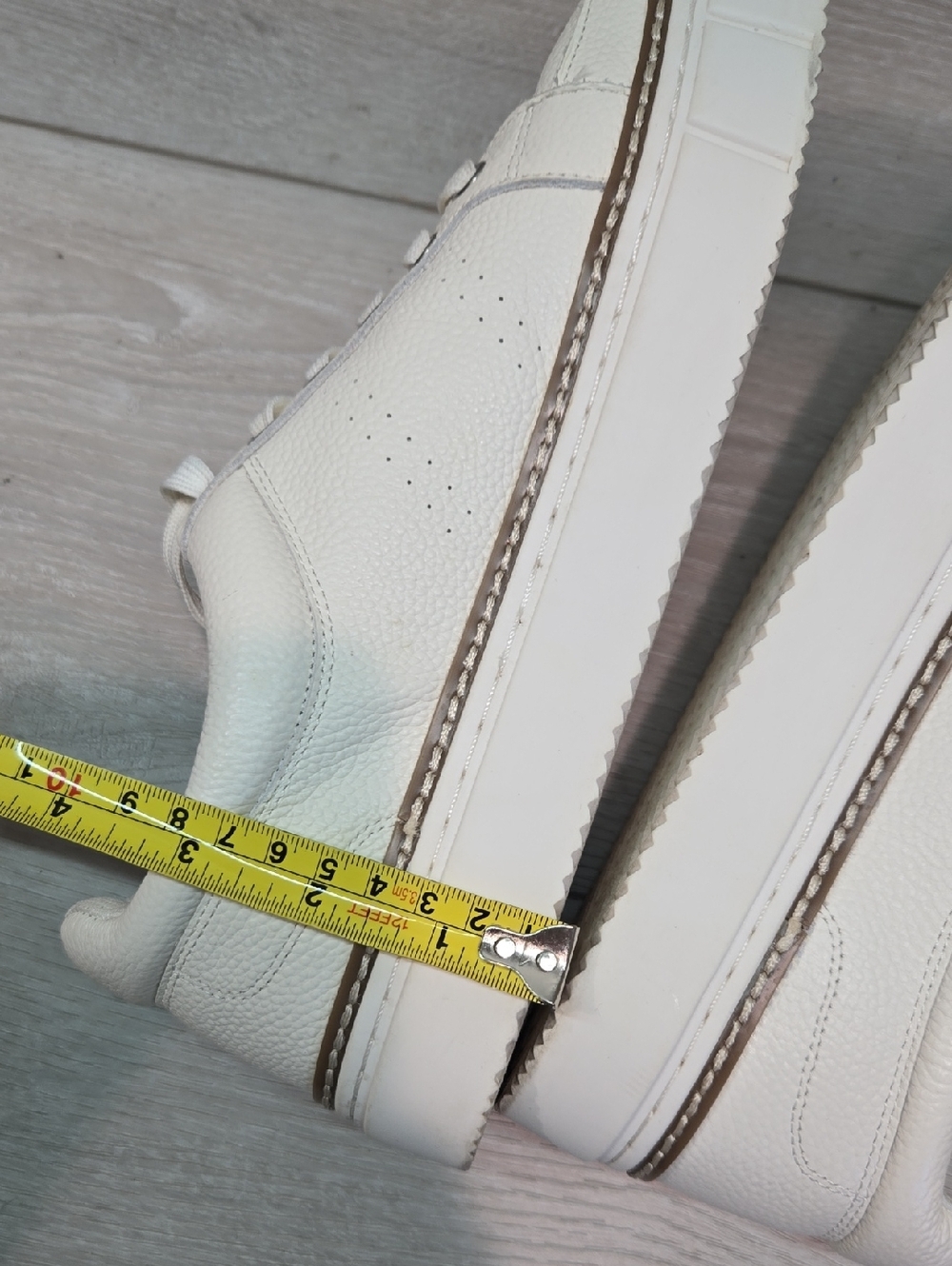 Vince Camuto Women Rezelli White Platform Leather Sneakers Shoes Sz 10M - Picture 10 of 12